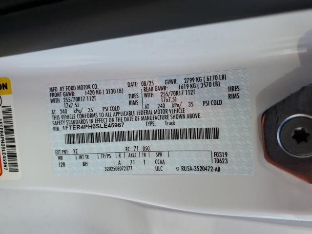 2025 FORD RANGER XL #3309333046