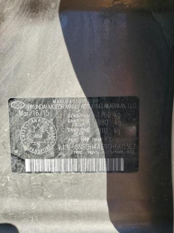 2016 HYUNDAI ELANTRA SE 5NPDH4AE9GH660367