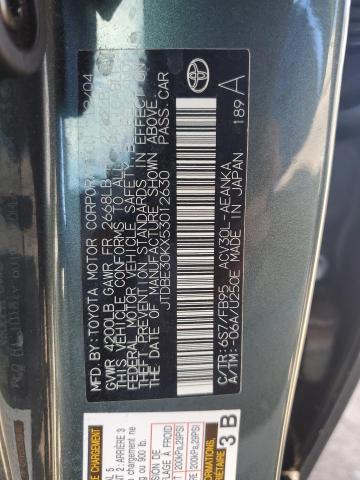 2005 TOYOTA CAMRY LE #3293510413