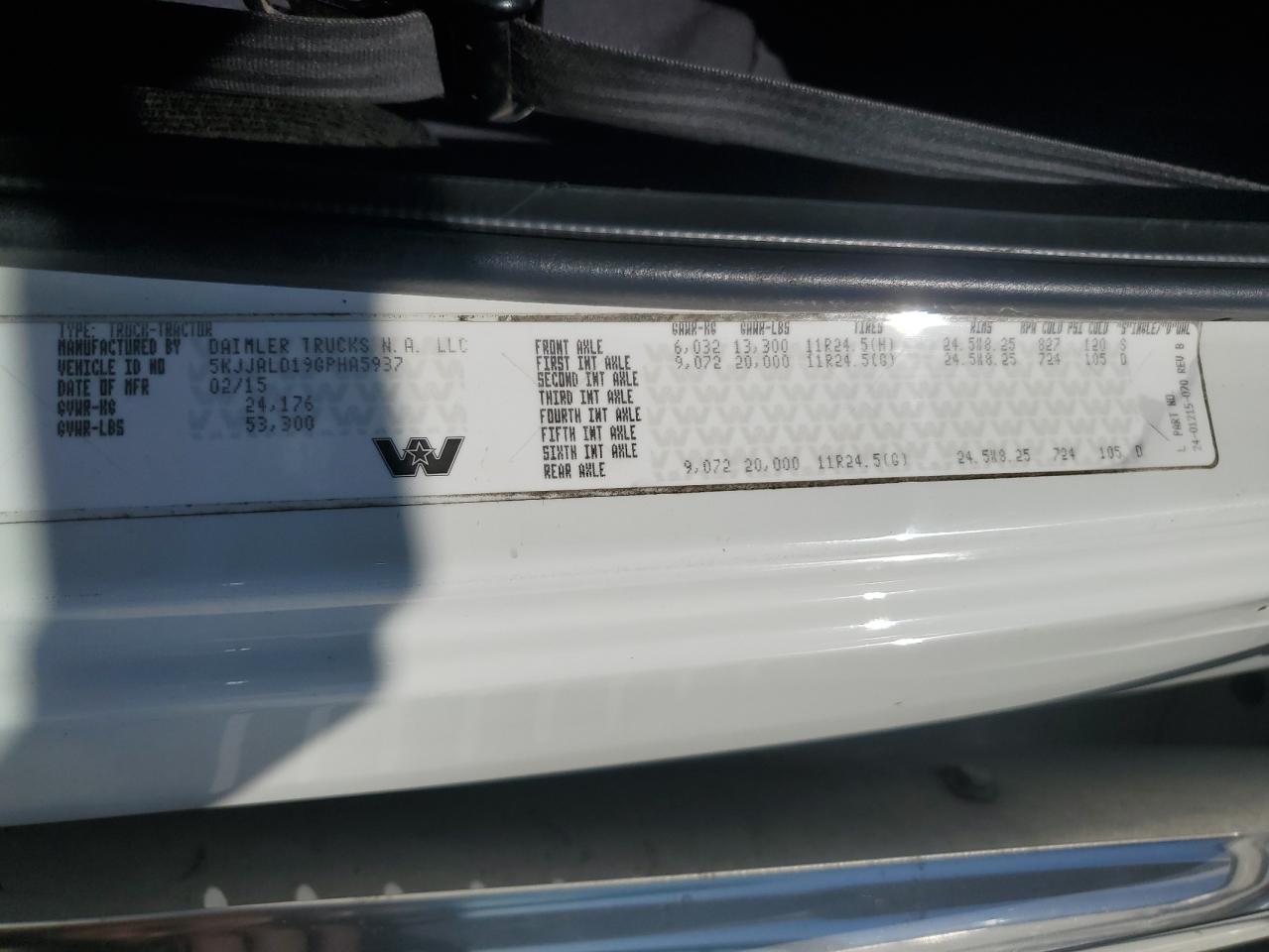 Lot #3253931827 2016 WESTERN STAR/AUTO CAR CONVENTION