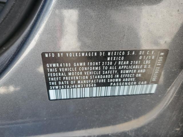 2016 VOLKSWAGEN JETTA S - 3VW267AJ4GM318540