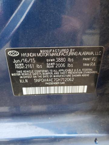 2016 HYUNDAI ELANTRA SE - 5NPDH4AE7GH712062