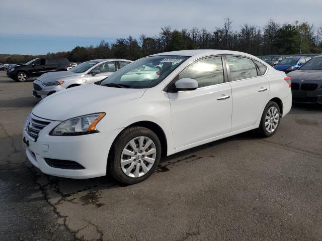 NISSAN SENTRA S 2018 white  gas 3N1AB7AP3JY321804 photo #1