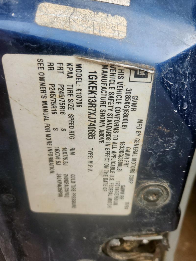 1999 GMC YUKON #3285688658