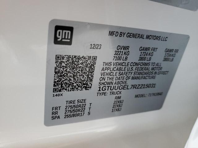 2024 GMC SIERRA K15 1GTUUGEL7RZ215031