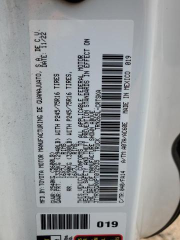 2023 TOYOTA TACOMA ACC 3TYRX5GNXPT072935