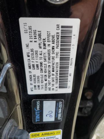 2015 ACURA TLX TECH 19UUB2F54FA019536
