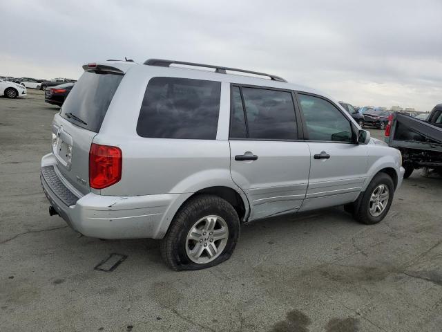 HONDA PILOT EX 2004 silver  gas 2HKYF18494H567704 photo #4
