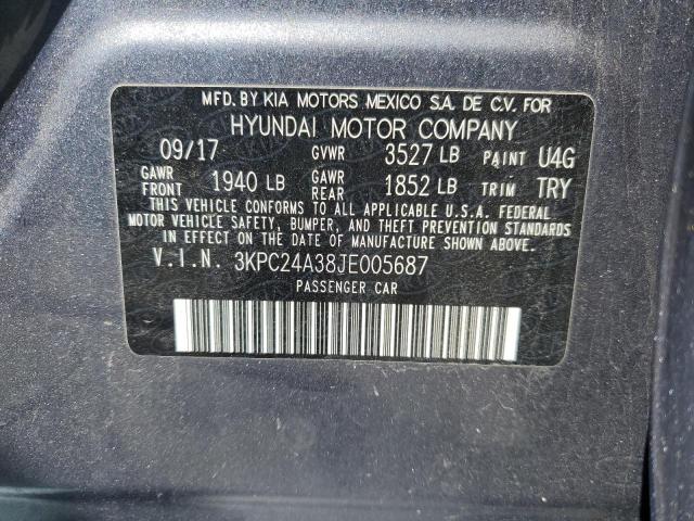2018 HYUNDAI ACCENT SE 3KPC24A38JE005687