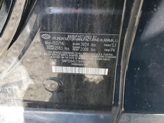 2017 HYUNDAI ELANTRA SE 5NPD84LF0HH038263