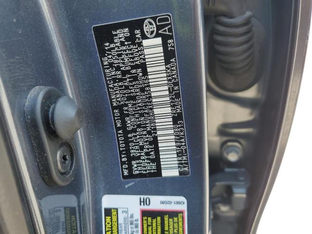 2014 TOYOTA COROLLA L - 2T1BURHEXEC158165