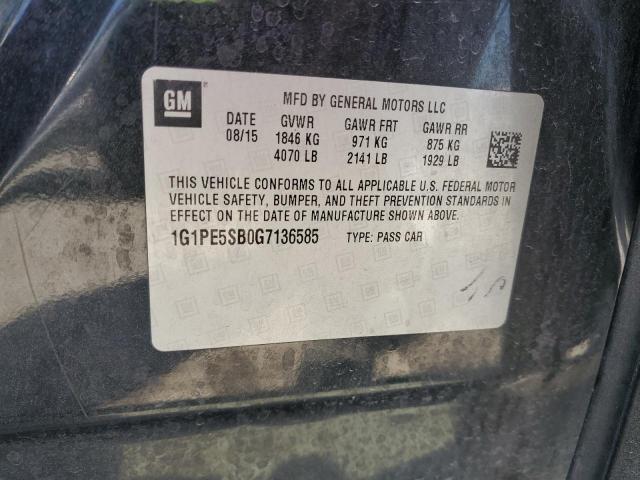 2016 CHEVROLET CRUZE LIMI 1G1PE5SB0G7136585