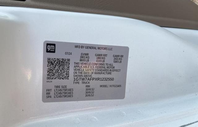 2024 GMC SAVANA G25 1GTW7AFPXR1232550