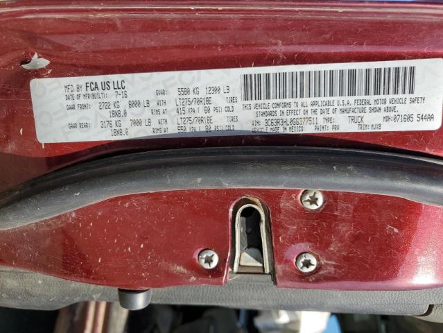 2016 RAM 3500 SLT 3C63R3HL0GG377511