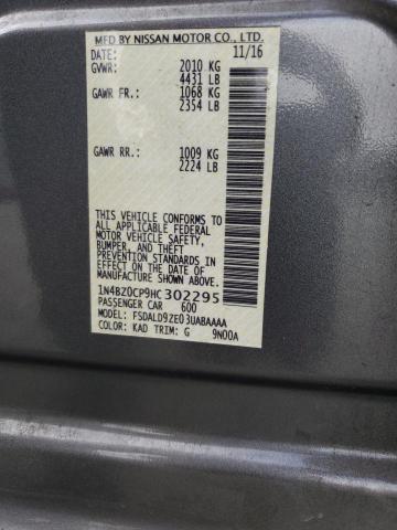 2017 NISSAN LEAF S 1N4BZ0CP9HC302295