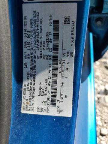 2017 FORD FIESTA SE 3FADP4BJ7HM159462