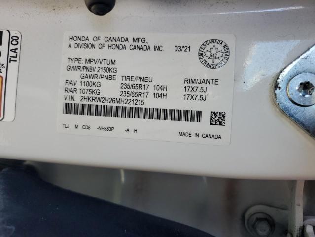 2021 HONDA CR-V LX - 2HKRW2H26MH221215