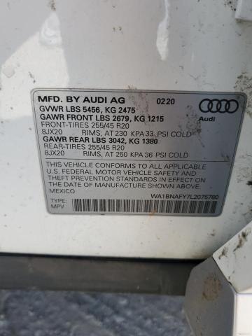 2020 AUDI Q5 PREMIUM PLUS - WA1BNAFY7L2075780