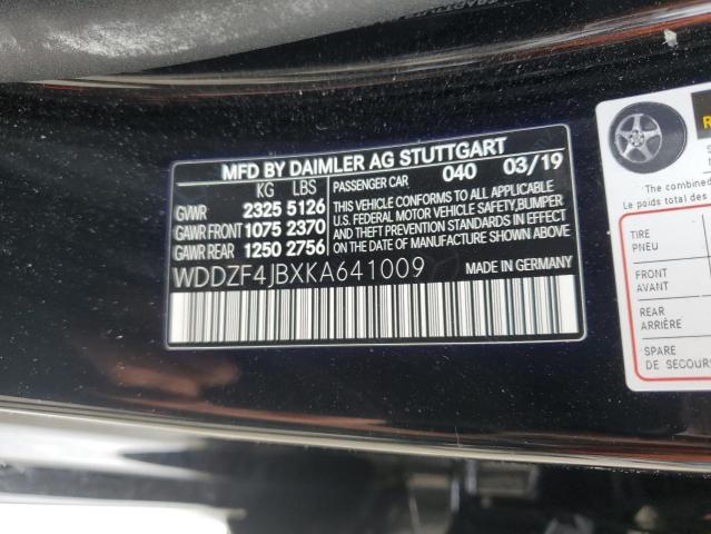 2019 MERCEDES-BENZ E 300 - WDDZF4JBXKA641009