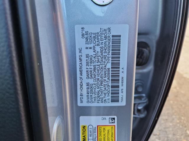 2018 HONDA ACCORD HYB #3276405662