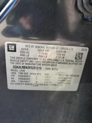 2015 GMC TERRAIN SL 2GKALREK8F6281219