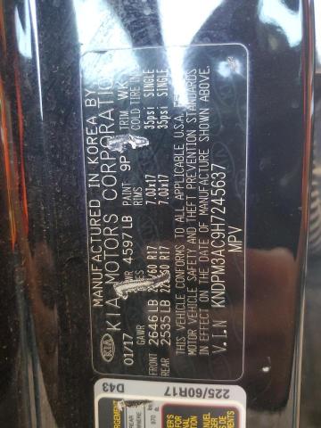 2017 KIA SPORTAGE L - KNDPM3AC9H7245637