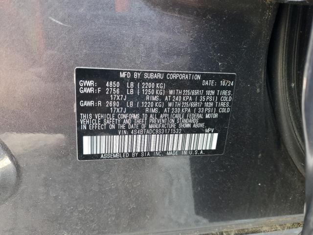2025 SUBARU OUTBACK PR #3290166203