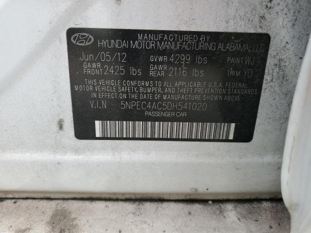 2013 HYUNDAI SONATA SE - 5NPEC4AC5DH541020