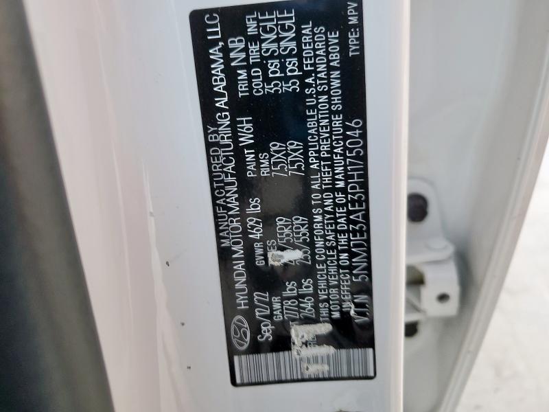 2023 HYUNDAI TUCSON LIM 5NMJE3AE3PH175046