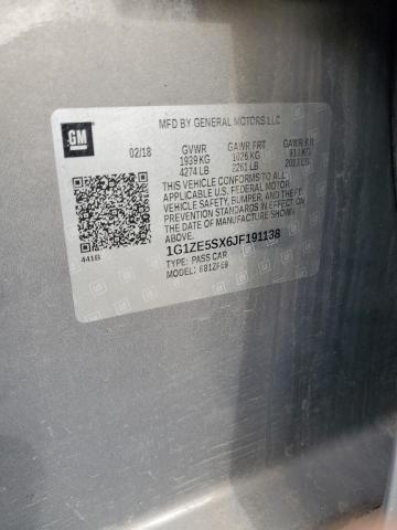 2018 CHEVROLET MALIBU PREMIER 1G1ZE5SX6JF191138