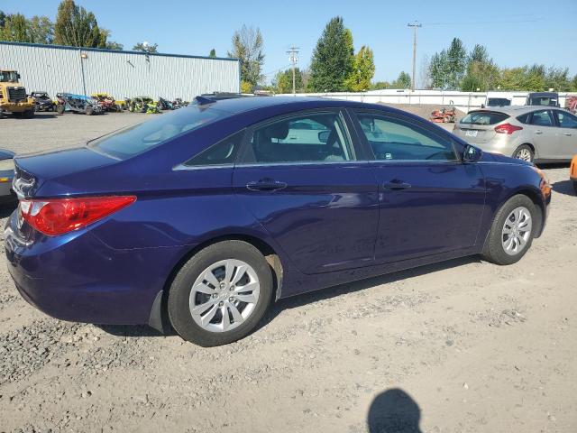 HYUNDAI SONATA GLS 2011 blue  gas 5NPEB4AC5BH247178 photo #4