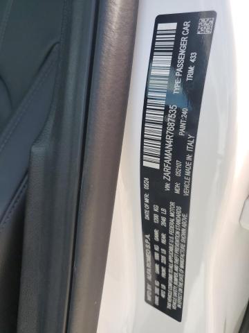 2024 ALFA ROMEO GIULIA SPR ZARFAMAN4R7687535