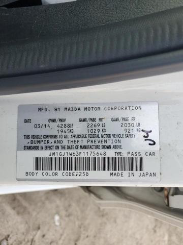 2015 MAZDA 6 GRAND TOURING #3278569927