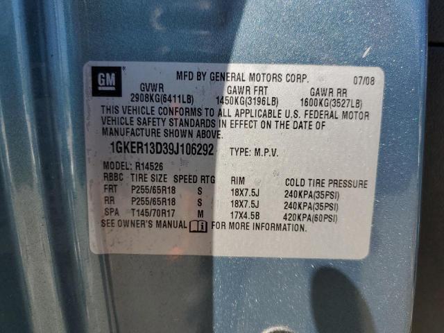 2009 GMC ACADIA SLE #3268293035