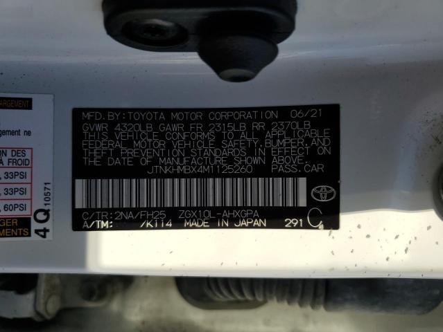 2021 TOYOTA C-HR XLE JTNKHMBX4M1125260
