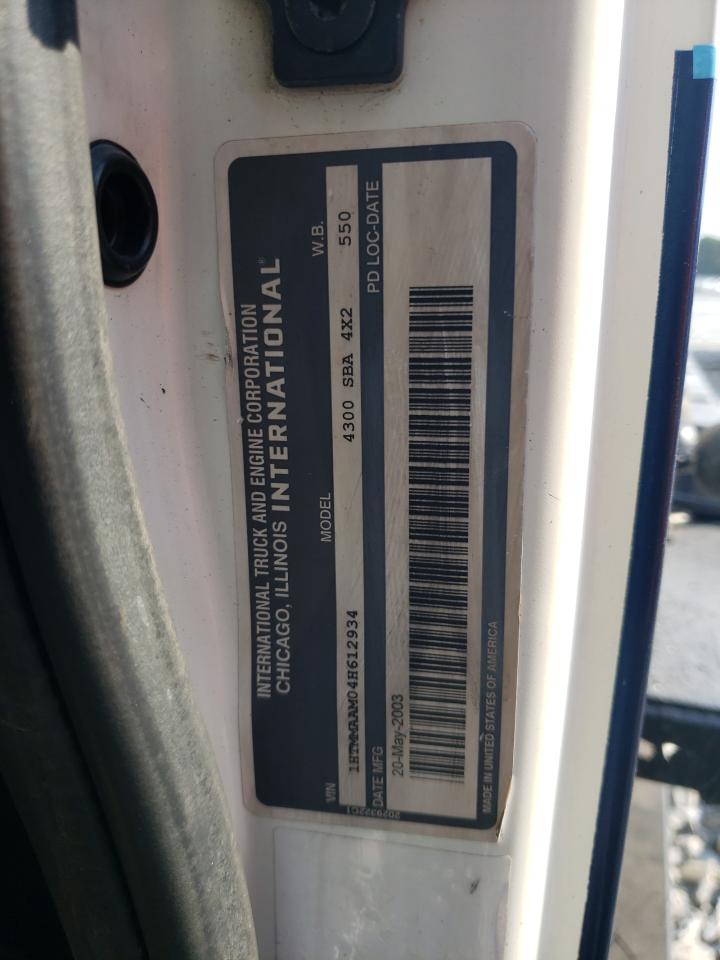 Lot #3264650916 2004 INTERNATIONAL 4000 4300