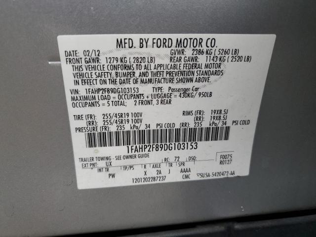 2013 FORD TAURUS LIMITED #3277194962