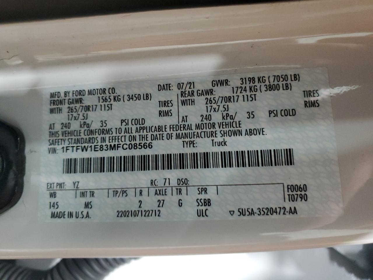 FORD F-150 SUPERCREW