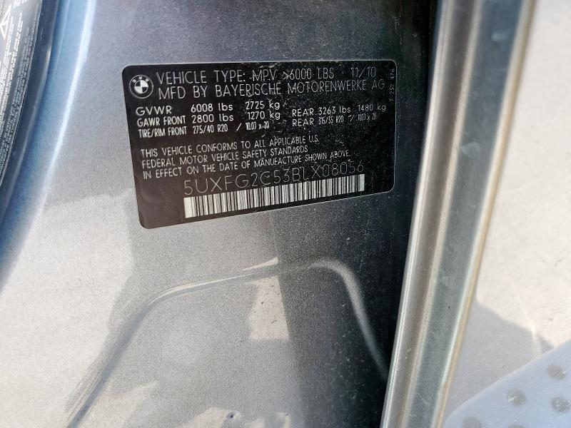 2011 BMW X6 XDRIVE3 #3278971115