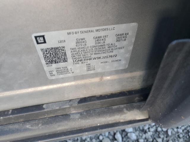 2019 CHEVROLET TRAVERSE L 1GNERHKW3KJ217672