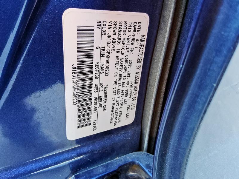 2017 NISSAN ROGUE SPOR - JN1BJ1CPXHW000233