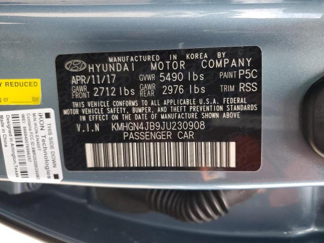 2018 GENESIS G80 SPORT - KMHGN4JB9JU230908