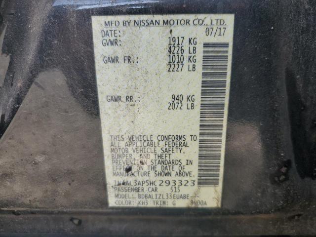 2017 NISSAN ALTIMA 2.5 #3290282271