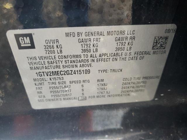 2016 GMC SIERRA K15 #3293612394