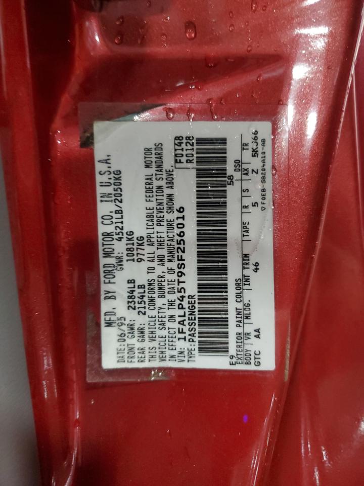 Lot #3273926790 1995 FORD MUSTANG GT