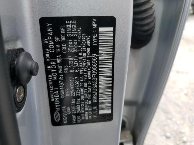 2015 HYUNDAI TUCSON LIM KM8JU3AG9FU986969