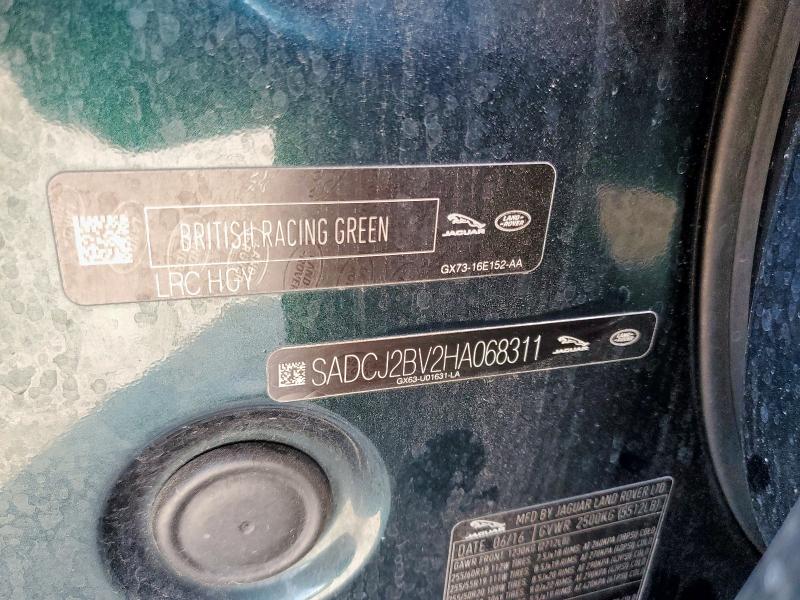 2017 JAGUAR F-PACE PREMIUM SADCJ2BV2HA068311