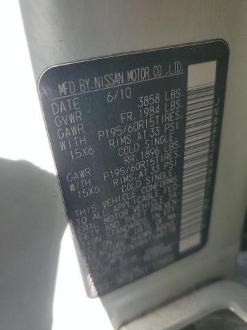2010 NISSAN CUBE BASE - JN8AZ2KR8AT168118