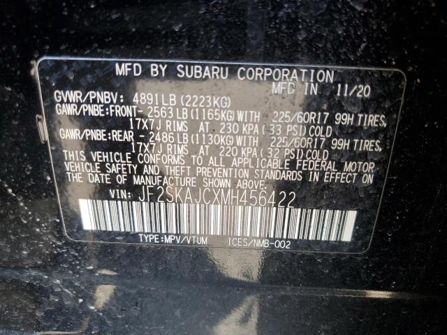 2021 SUBARU FORESTER PREMIUM #3292303265