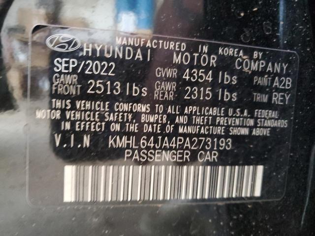 2023 HYUNDAI SONATA SEL KMHL64JA4PA273193